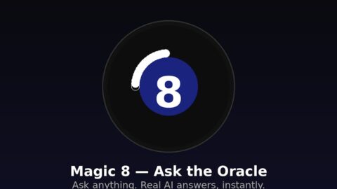 Magic 8 AI tool preview