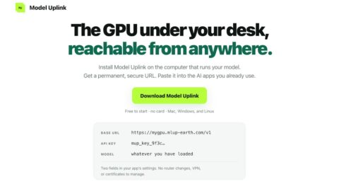 Model Uplink AI tool preview