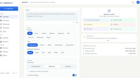 LinkedSignal AI AI tool preview