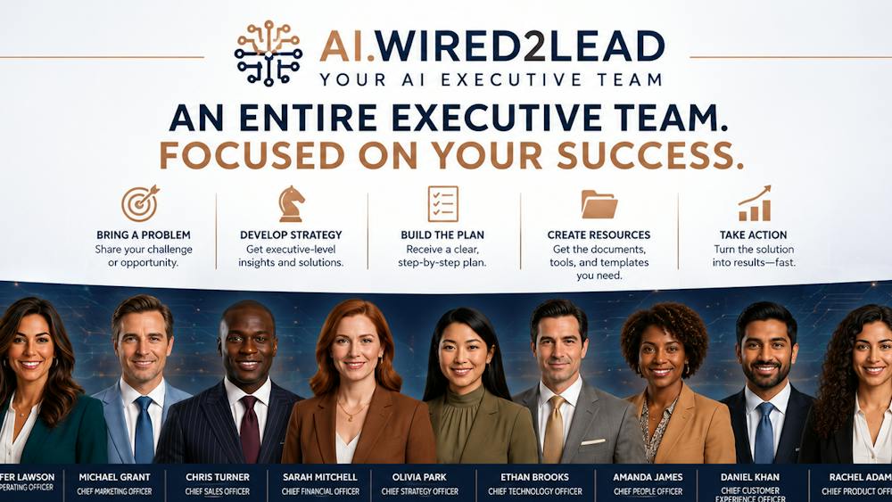 AI.Wired2Lead — Your AI Executive Team AI tool preview
