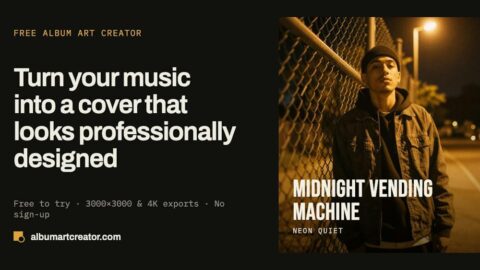 Album Art Creator AI tool preview