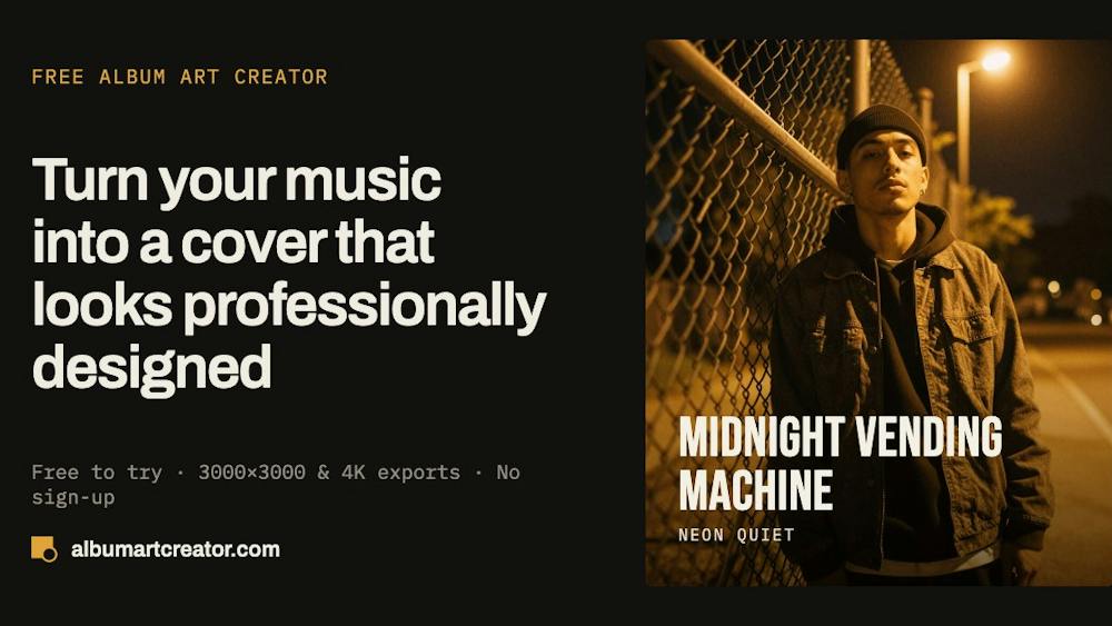 Album Art Creator AI tool preview