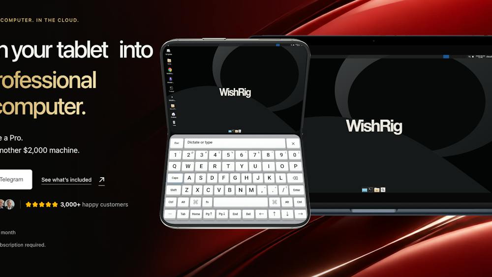 WishRIg AI tool preview