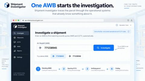 Shipment Investigator AI tool preview