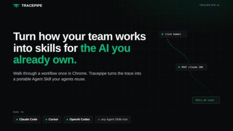 Tracepipe AI tool preview