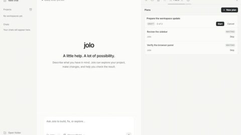 Jolo — Your agents. One workspace. AI tool preview