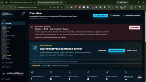 WPFixAgent AI tool preview