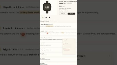vouch — bookmarklet AI tool preview