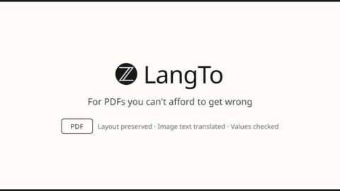 LangTo AI tool preview
