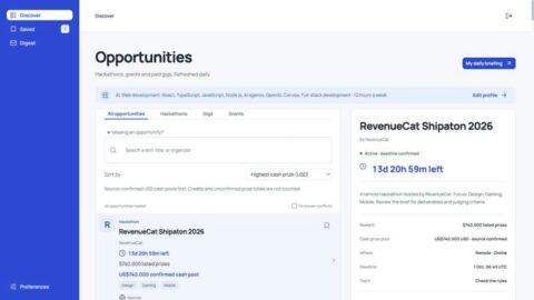 Opportunity Scout AI tool preview