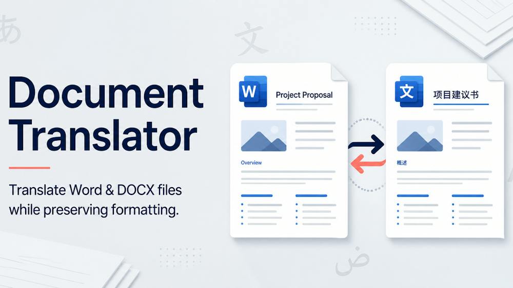 Doc-Translator.org AI tool preview