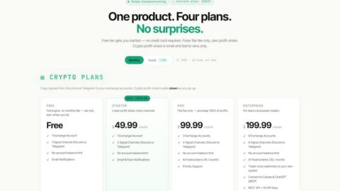 Signal Copier Pro AI tool preview
