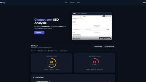 SEOVally AI tool preview