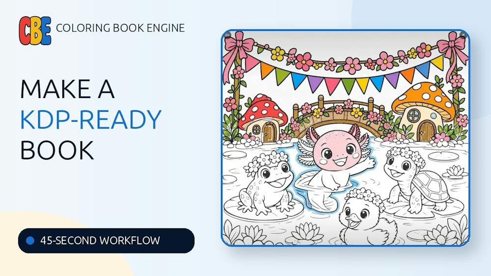 Coloring Book Engine AI tool preview