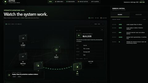 Astra Factory AI tool preview