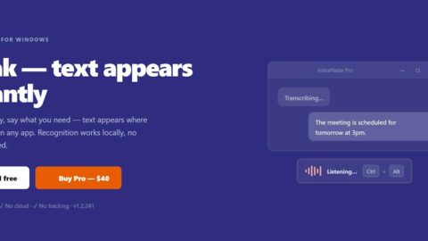 VoicePaste AI tool preview