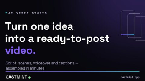Castmint AI tool preview