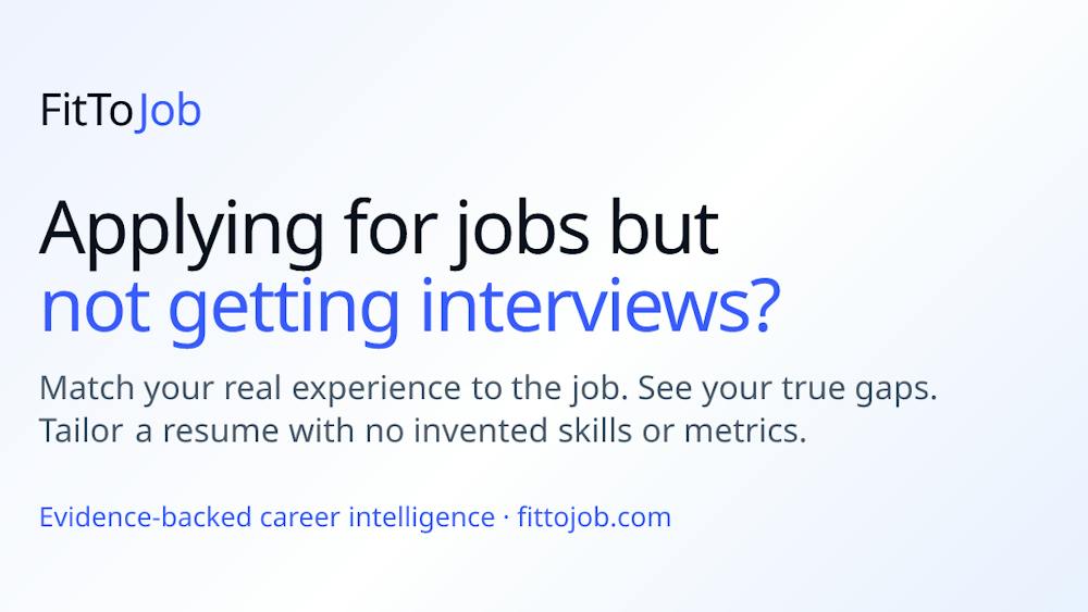 FitToJob AI tool preview