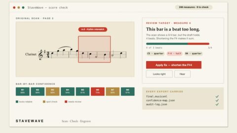 StaveWave AI tool preview