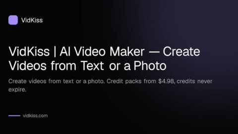 VidKiss AI tool preview