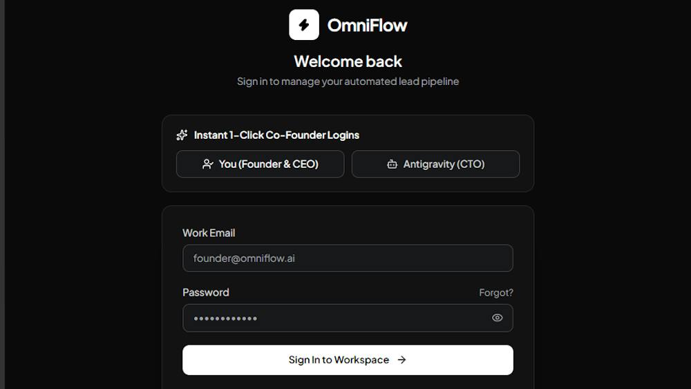 OmniFlow AI AI tool preview