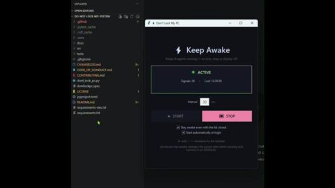 Don't Lock My PC AI tool preview
