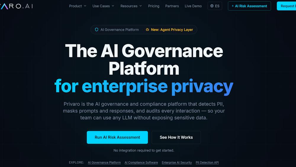Privaro AI tool preview