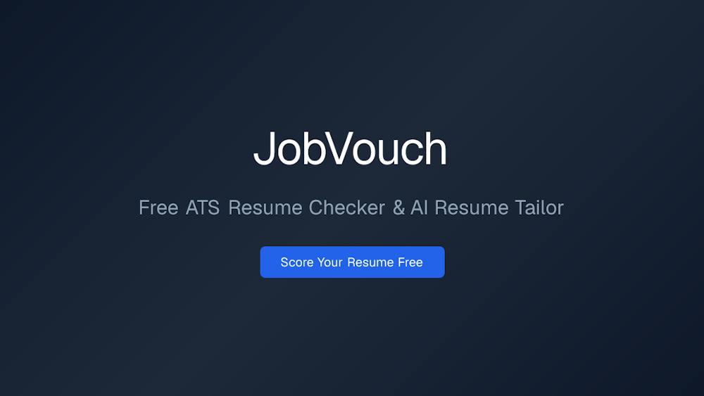 JobVouch AI tool preview