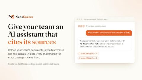 NenoSource AI tool preview