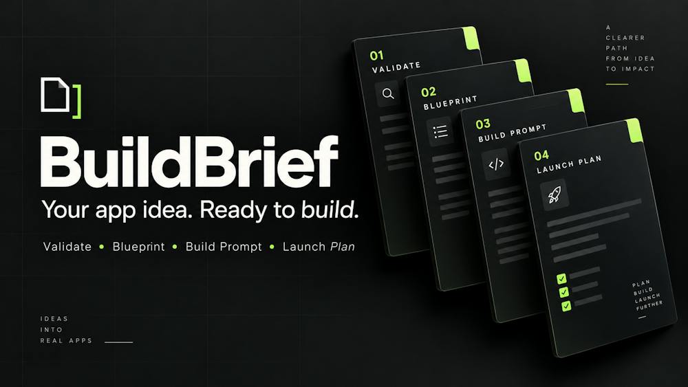 BuildBrief AI tool preview