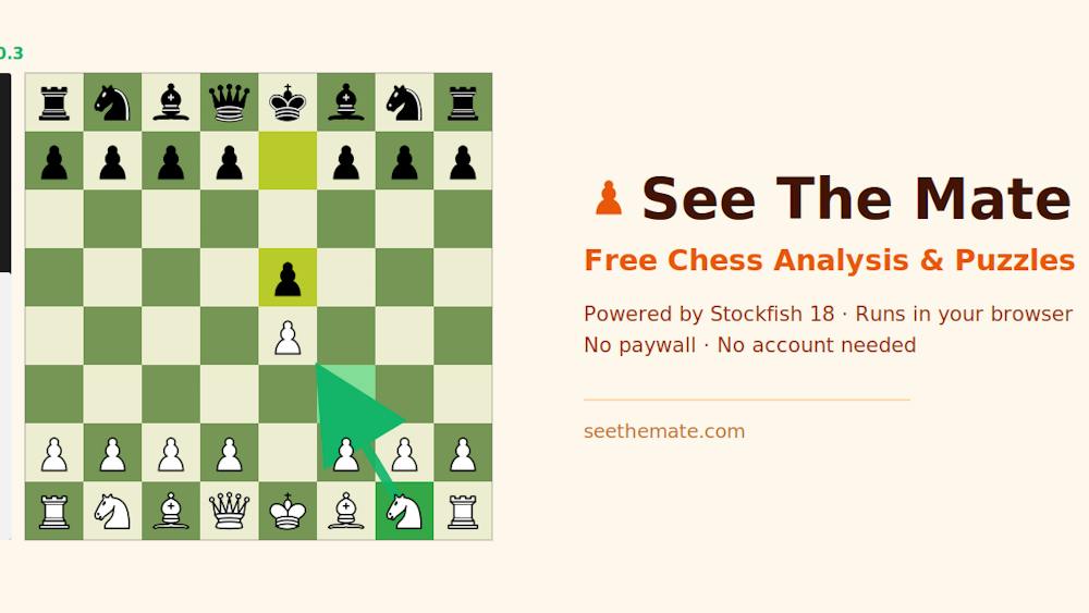 See The Mate - Free Chess Analysis AI tool preview