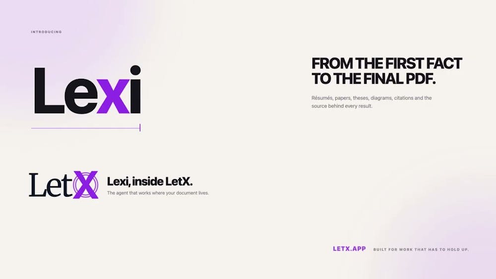 LetX AI tool preview