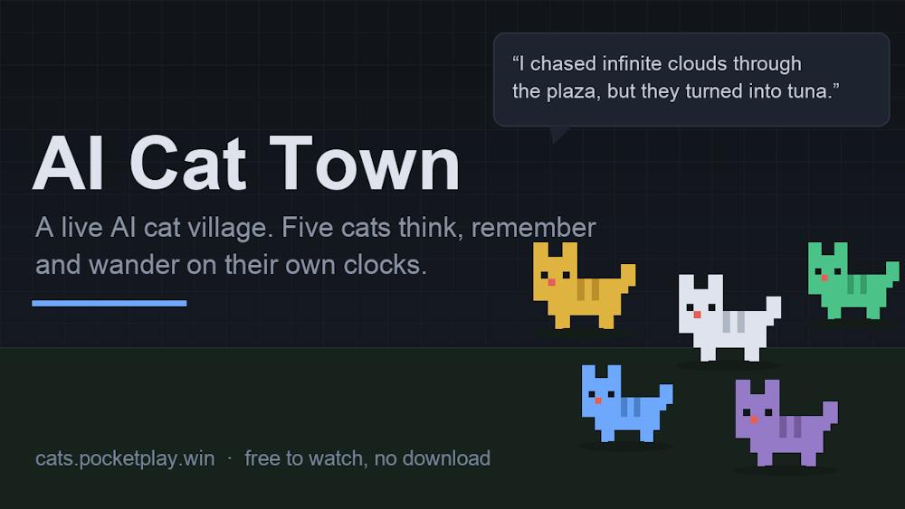 AI Cat Town AI tool preview