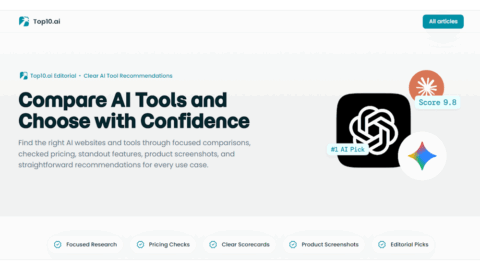 Top10.ai AI tool preview