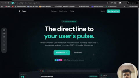 Pulse AI tool preview