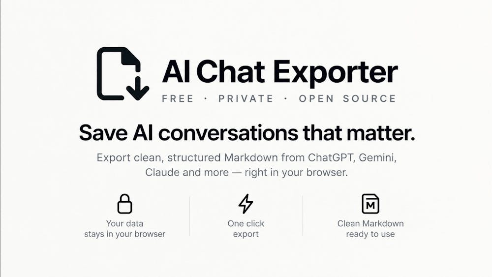 AI Chat Exporter AI tool preview