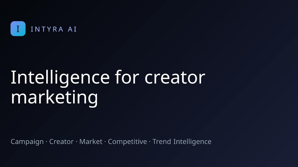 INTYRA AI AI tool preview