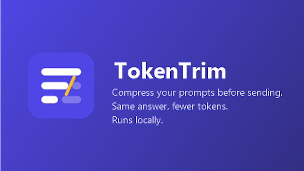 TokenTrim AI tool preview