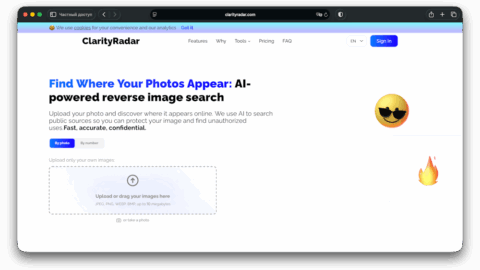 ClarityRadar AI tool preview