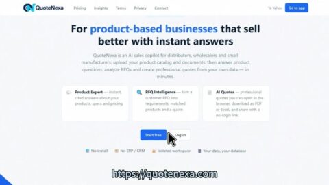 QuoteNexa AI tool preview