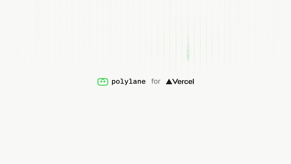 Polylane for Vercel AI tool preview