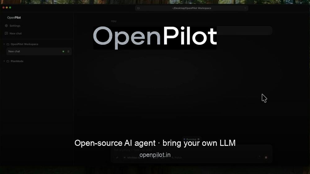 OpenPilot AI tool preview