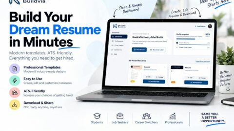 ResumeBuildvia AI tool preview