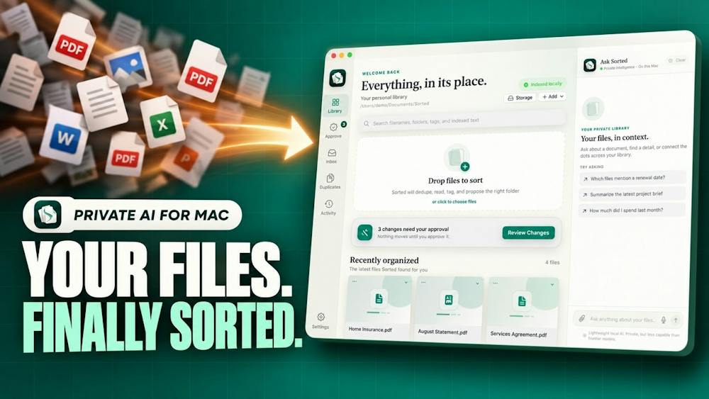 Sorted AI tool preview
