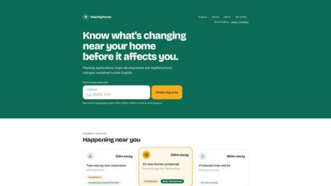 Know what is changing around your home AI tool preview