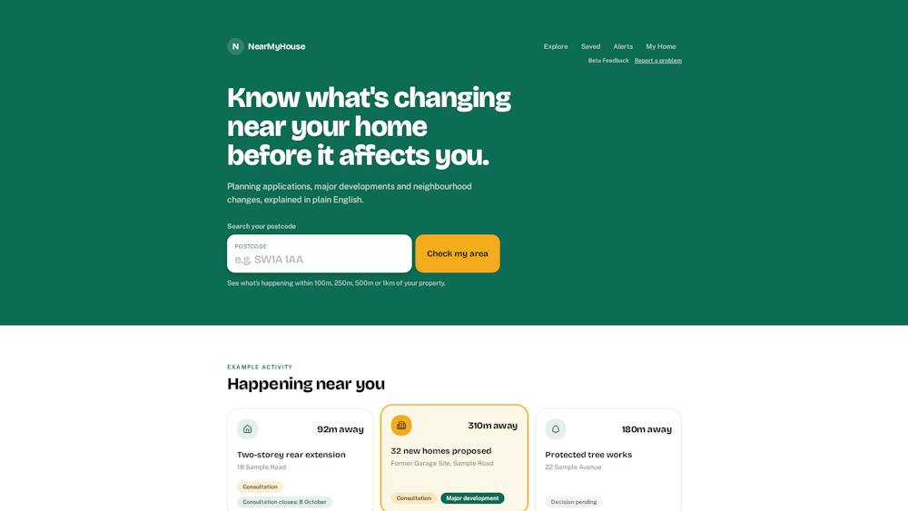 Know what is changing around your home AI tool preview