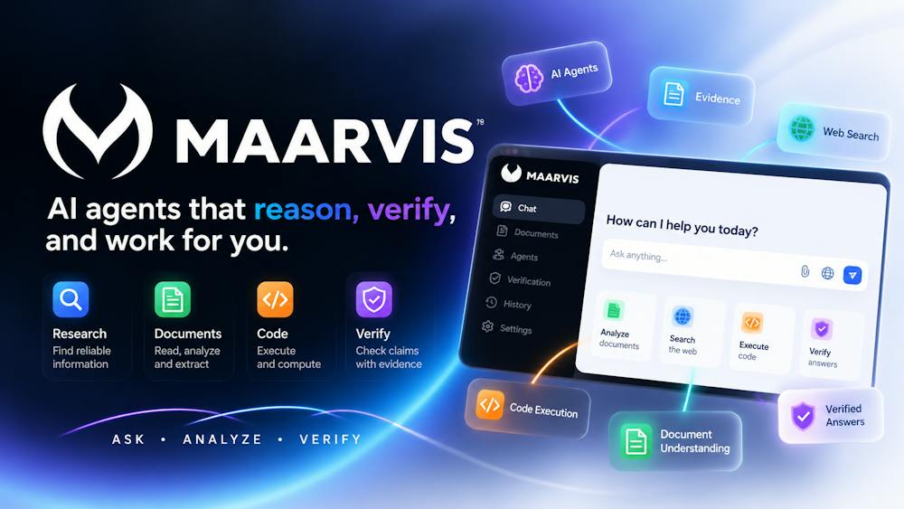 MAARVIS AI tool preview
