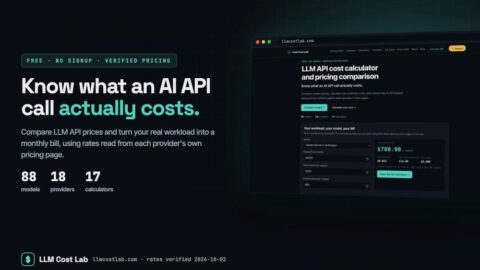 LLM Cost Lab AI tool preview
