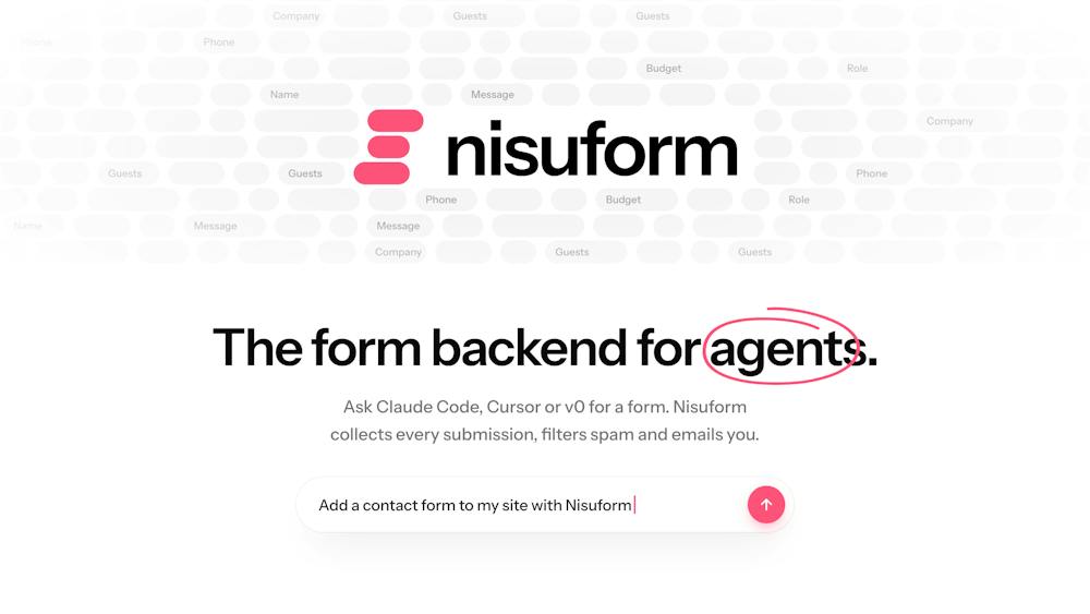 Nisuform AI tool preview