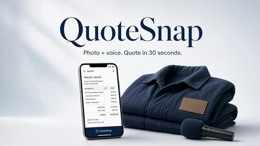 QuoteSnap AI tool preview